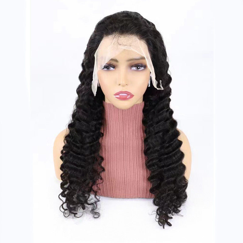 Perruque Lace Front Wig Deep Wave en cheveux humains