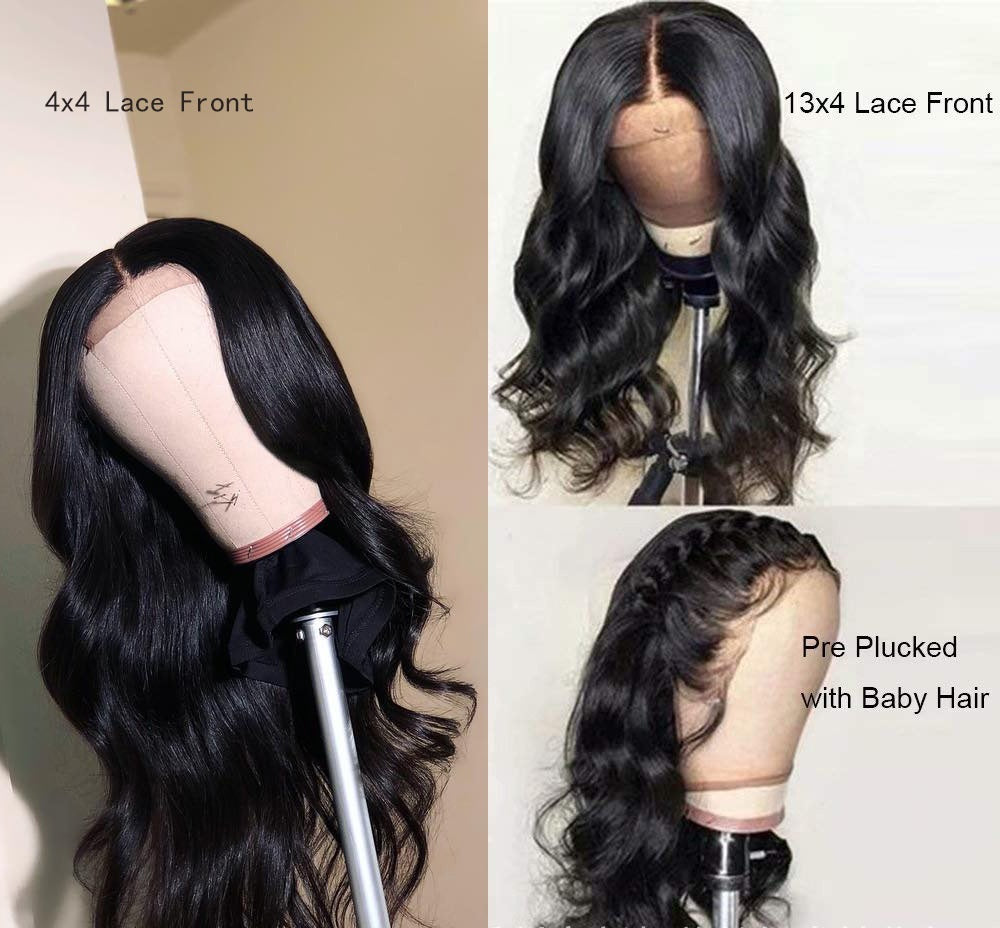 Perruque Body Wave Lace Front pour femmes noires