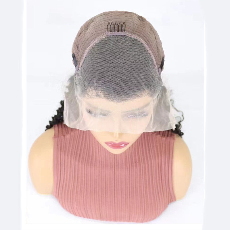 Perruque Lace Front Wig Deep Wave en cheveux humains