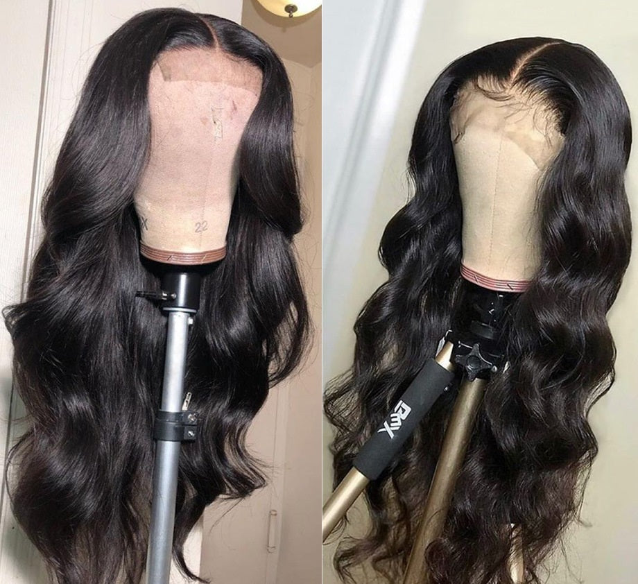 Perruque Body Wave Lace Front pour femmes noires