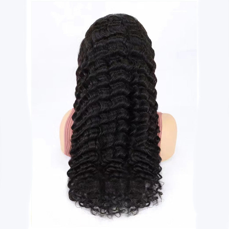 Perruque Lace Front Wig Deep Wave en cheveux humains