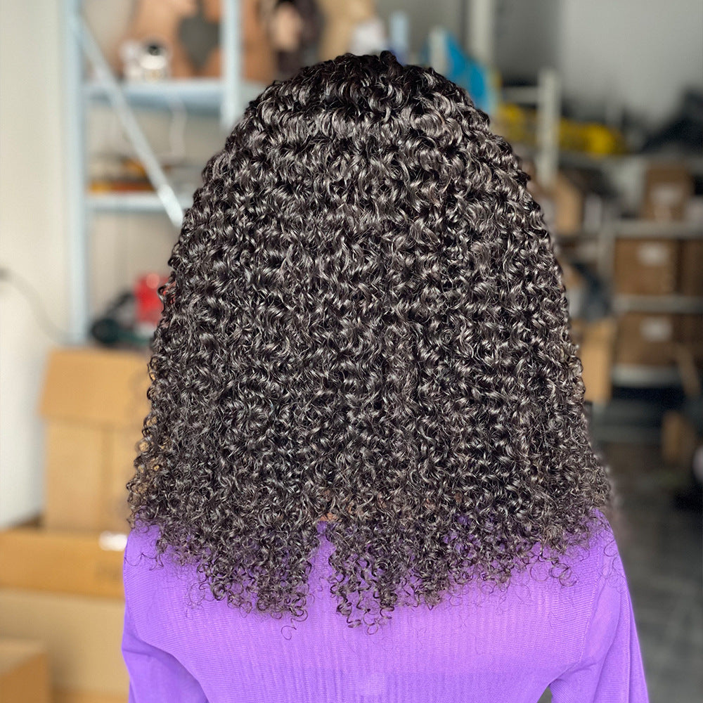 Perruques bouclées en cheveux humains (200 pièces)