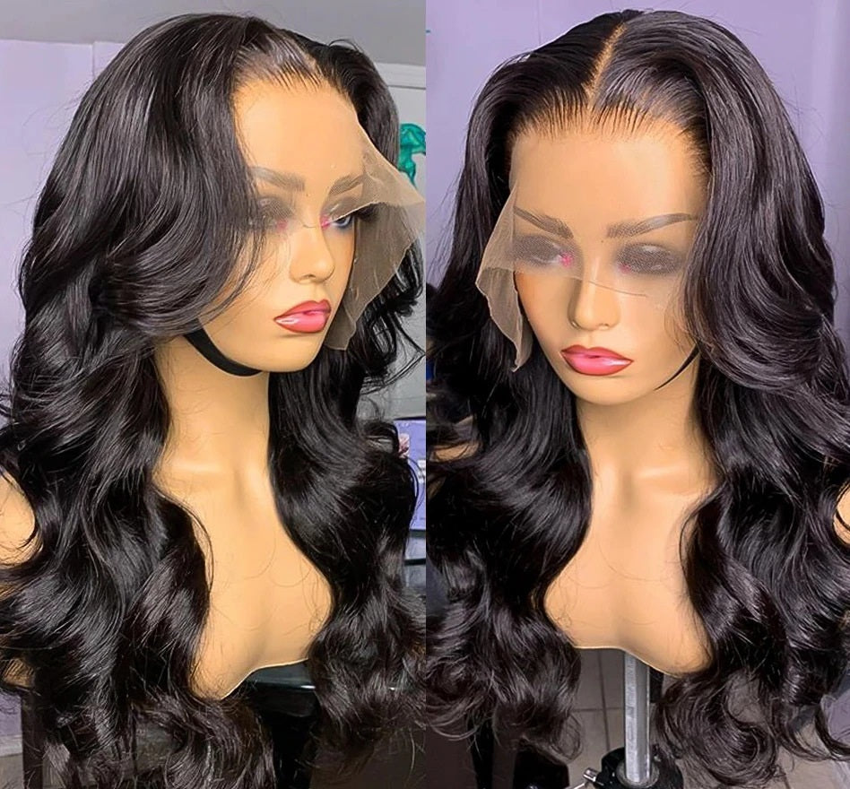 Perruque Body Wave Lace Front pour femmes noires