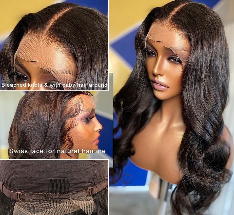 Perruque Body Wave Lace Front pour femmes noires