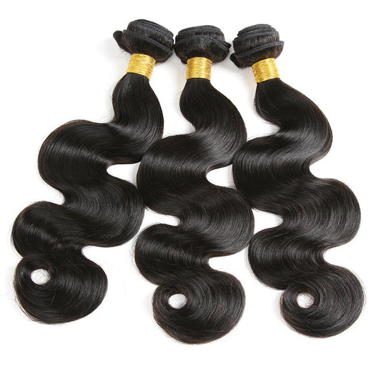 Mèches de cheveux humains ondulés